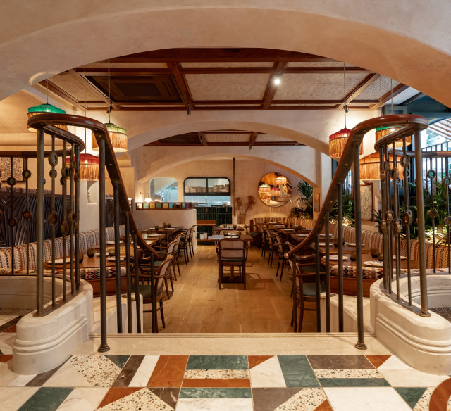 Completed Noreen St Christopher’s Place restaurant interior fit-out by ECSEC Ltd